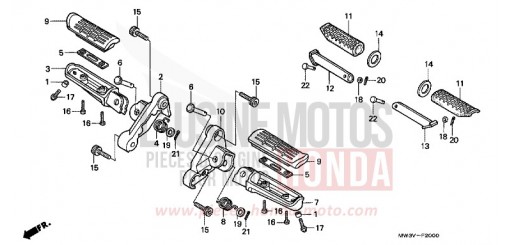 STUFE CB750F2X de 1999