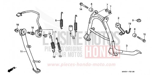 STAENDER CB750F2X de 1999