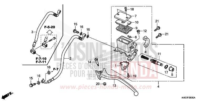 REAR BRAKE MASTER CYLINDER von Forza NOIR (NH1) von 2019