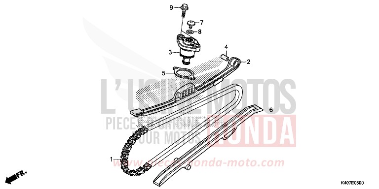 NOCKENWELLENKETTE/SPANNVORRICHTUNG von Forza MAT PEARL COOL WHITE (NHB44) von 2019