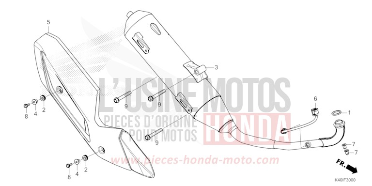 ABGAS-SCHALLDAEMPFER von Forza MAT CYNOS GRAY METALLIC (NH312) von 2022