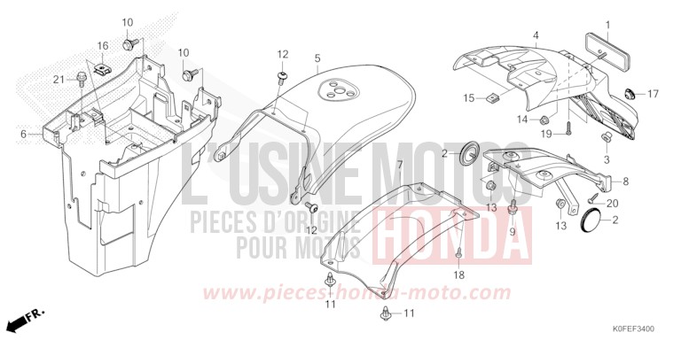 KOTFLUEGEL, HINTEN von Monkey PEARL NEBULA RED (R376) von 2022