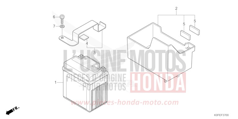 BATTERIE von Monkey PEARL NEBULA RED (R376) von 2022