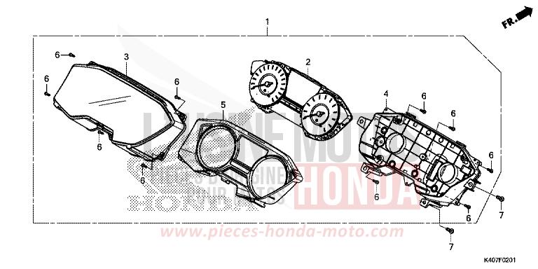 COMPTEUR (NSS125ADK) von Forza MAT LUSENT SILVER METALLIC (NHC09) von 2020