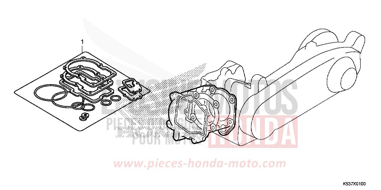 DICHTUNG SATZ A von SH300A PEARL COOL WHITE (NHA16) von 2018