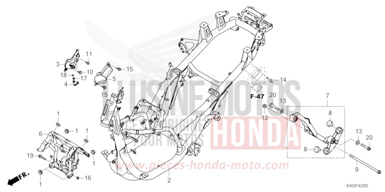 CARROSSERIE DE CHASSIS von Forza PEARL FALCON GRAY (NHC61) von 2023