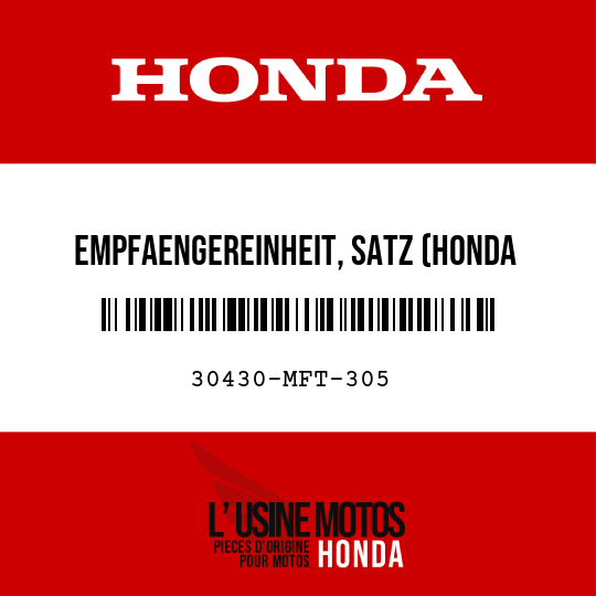 image de 30430-MFT-305 EMPFAENGEREINHEIT, SATZ (HONDA LOCK)