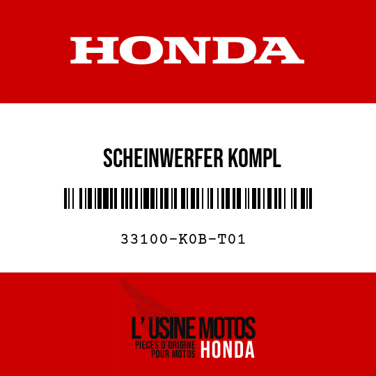 image de 33100-K0B-T01 SCHEINWERFER KOMPL