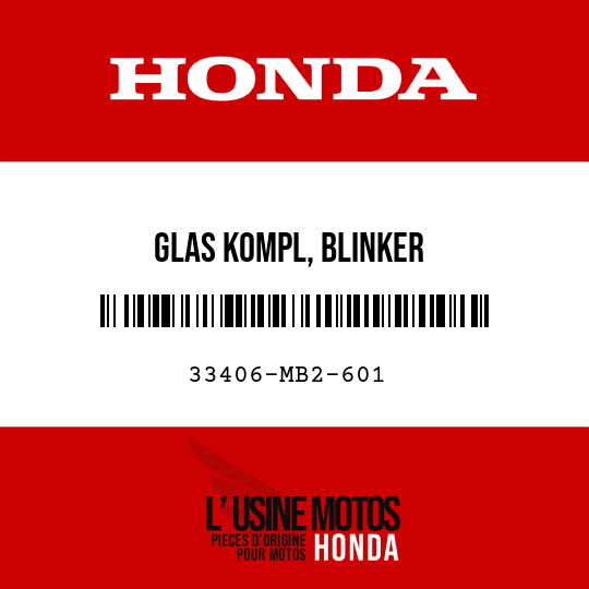 image de 33406-MB2-601 GLAS KOMPL, BLINKER