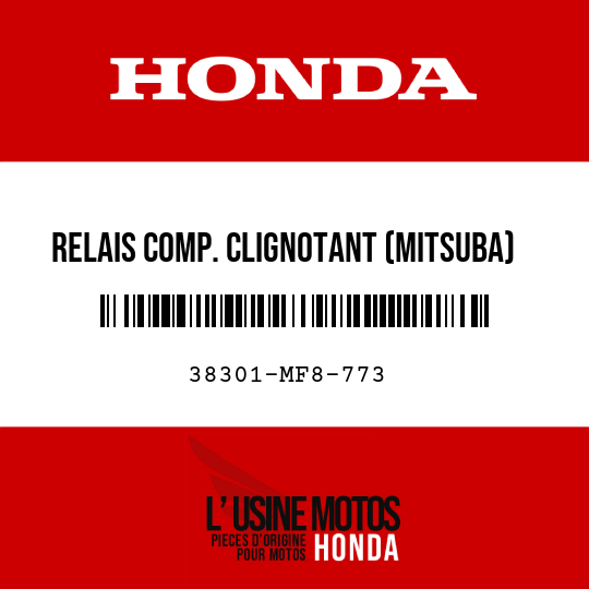 image de 38301-MF8-773 RELAIS COMP. CLIGNOTANT (MITSUBA)