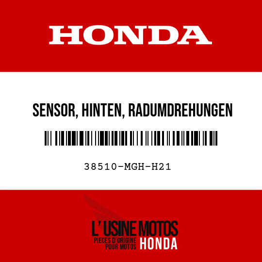 image de 38510-MGH-H21 SENSOR, HINTEN, RADUMDREHUNGEN