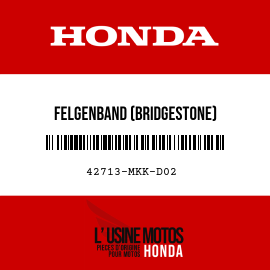 image de 42713-MKK-D02 FELGENBAND (BRIDGESTONE)