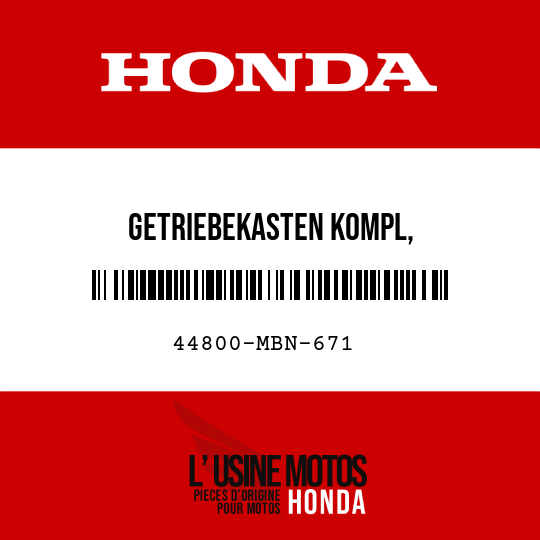 image de 44800-MBN-671 GETRIEBEKASTEN KOMPL, GESCHWINDIGKEITSMESSER