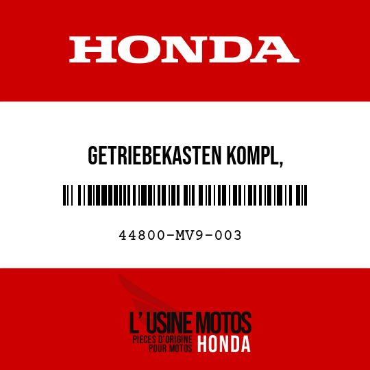 image de 44800-MV9-003 GETRIEBEKASTEN KOMPL, GESCHWINDIGKEITSMESSER