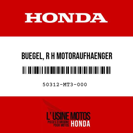 image de 50312-MT3-000 BUEGEL, R H MOTORAUFHAENGER