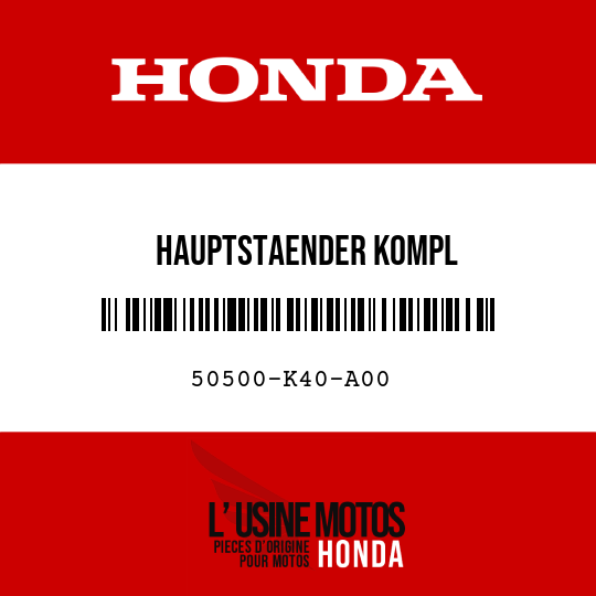 image de 50500-K40-A00 HAUPTSTAENDER KOMPL