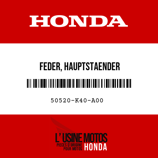 image de 50520-K40-A00 FEDER, HAUPTSTAENDER