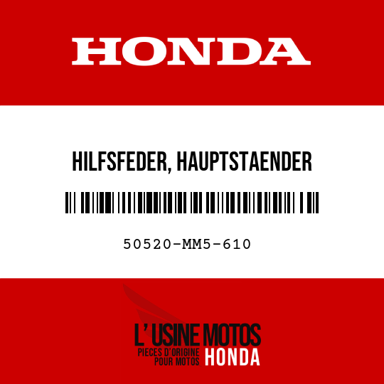 image de 50520-MM5-610 HILFSFEDER, HAUPTSTAENDER