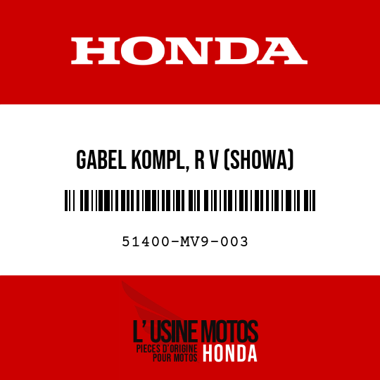 image de 51400-MV9-003 GABEL KOMPL, R V (SHOWA)