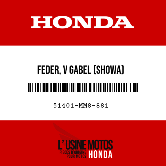 image de 51401-MM8-881 FEDER, V GABEL (SHOWA)