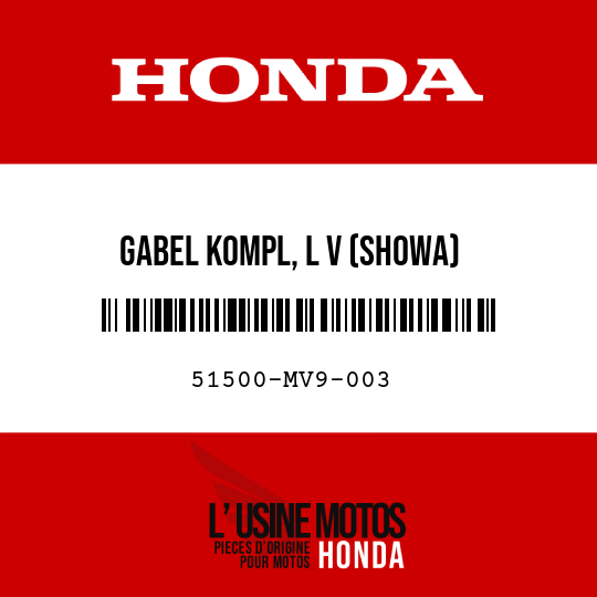 image de 51500-MV9-003 GABEL KOMPL, L V (SHOWA)