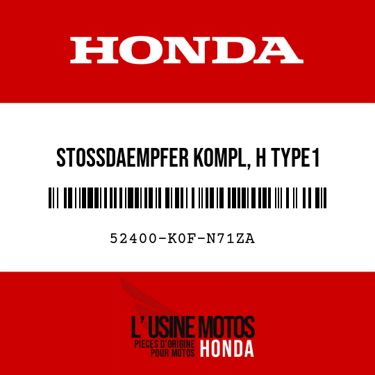 image de 52400-K0F-N71ZA STOSSDAEMPFER KOMPL, H TYPE1