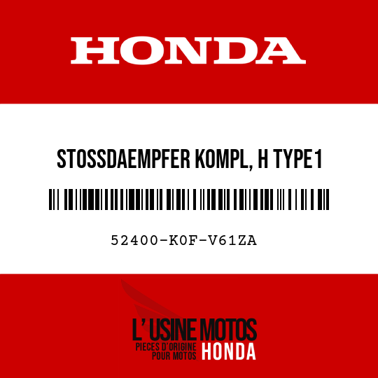 image de 52400-K0F-V61ZA STOSSDAEMPFER KOMPL, H TYPE1