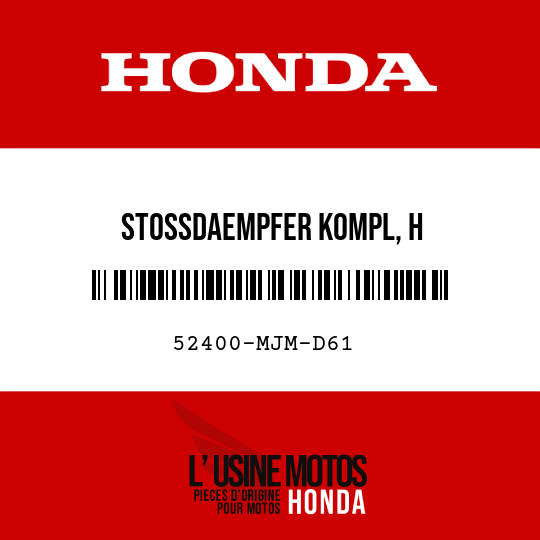 image de 52400-MJM-D61 STOSSDAEMPFER KOMPL, H