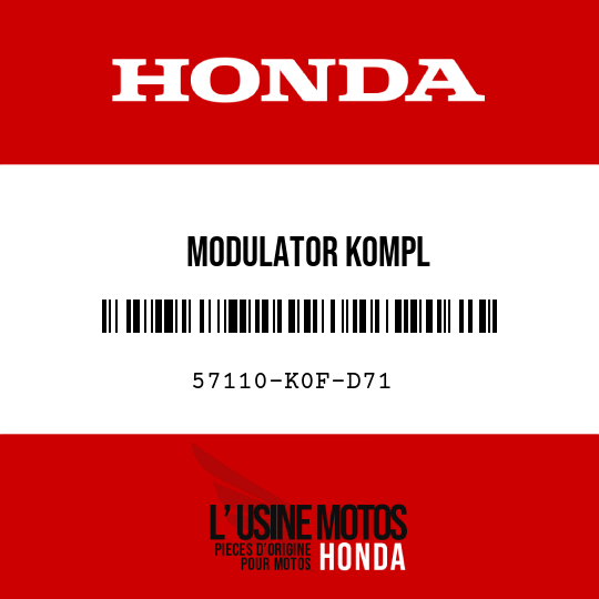 image de 57110-K0F-D71 MODULATOR KOMPL