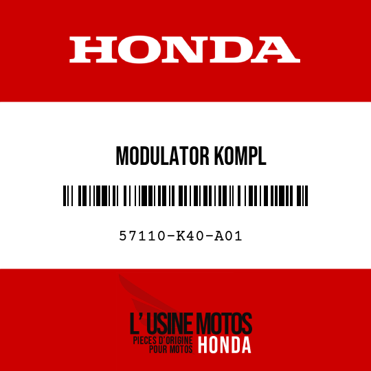 image de 57110-K40-A01 MODULATOR KOMPL