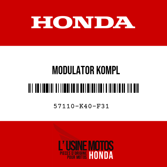 image de 57110-K40-F31 MODULATOR KOMPL