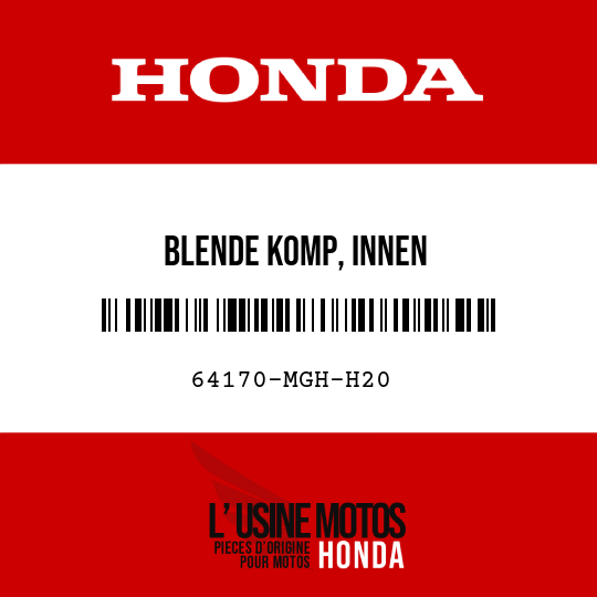 image de 64170-MGH-H20 BLENDE KOMP, INNEN